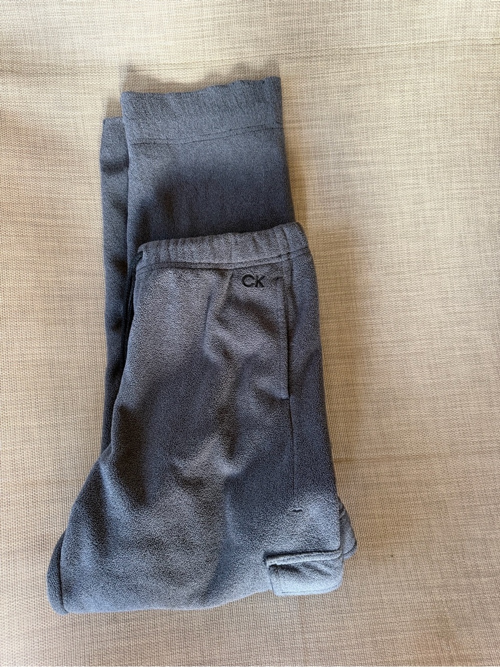 Calvin Klein Gray Fleece Bottoms